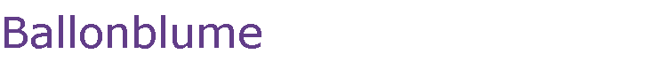 Ballonblume
