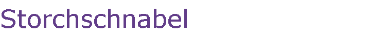 Storchschnabel